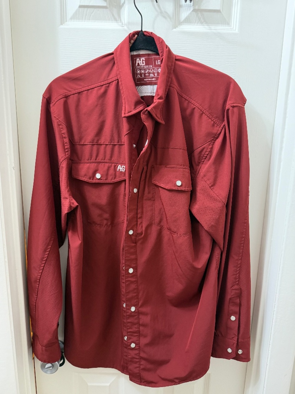 Ag-Gear Mens Western Shirt Large